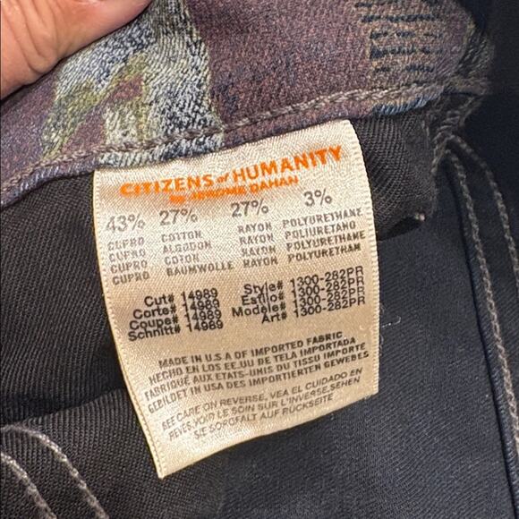 Citizens of Humanity Avedon Tribal Print Skinny Jeans Size 28 - Picture 8 of 9